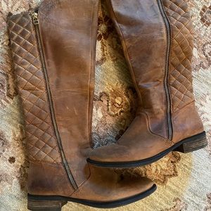 Steve Madden Cognac Knee High Boot